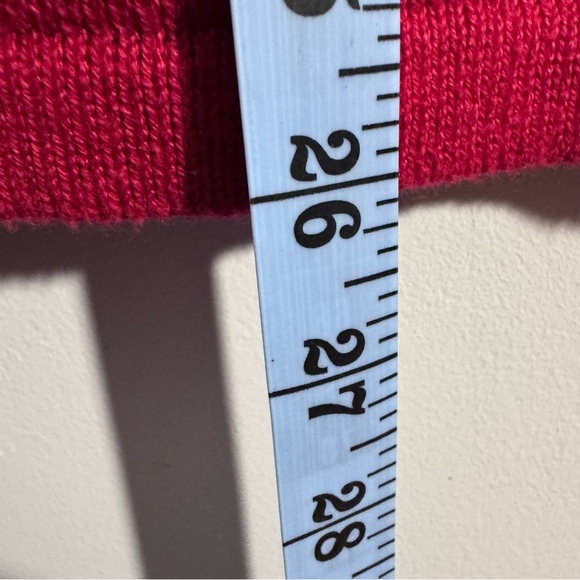 Victoria Jones Red Beaded Holiday Cardigan Sweater, Women’s XL Coquette - Picture 6 of 7